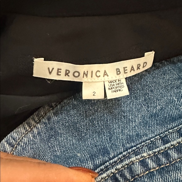 Veronica Beard Black Blazer with Two Removable Dickeys – Denim & Hoodie - Picture 12 of 12